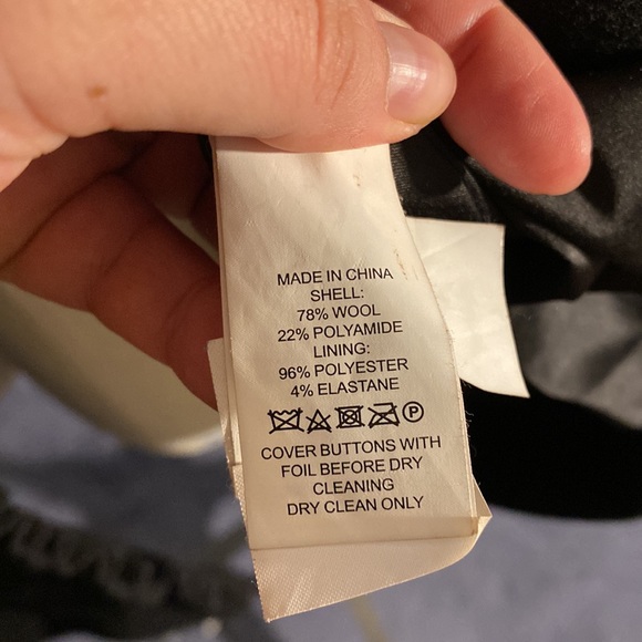 Kate spade ruffle bow back coat size 4 black - Picture 10 of 15